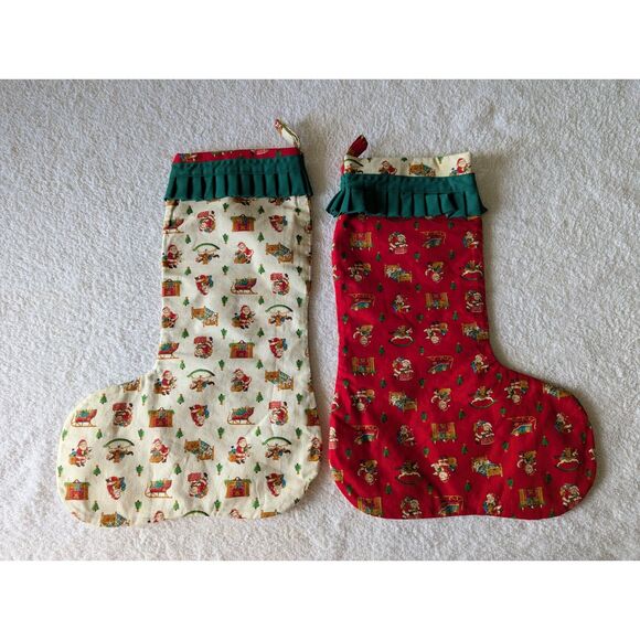 NWOT   Handmade Christmas stockings - Picture 7 of 8